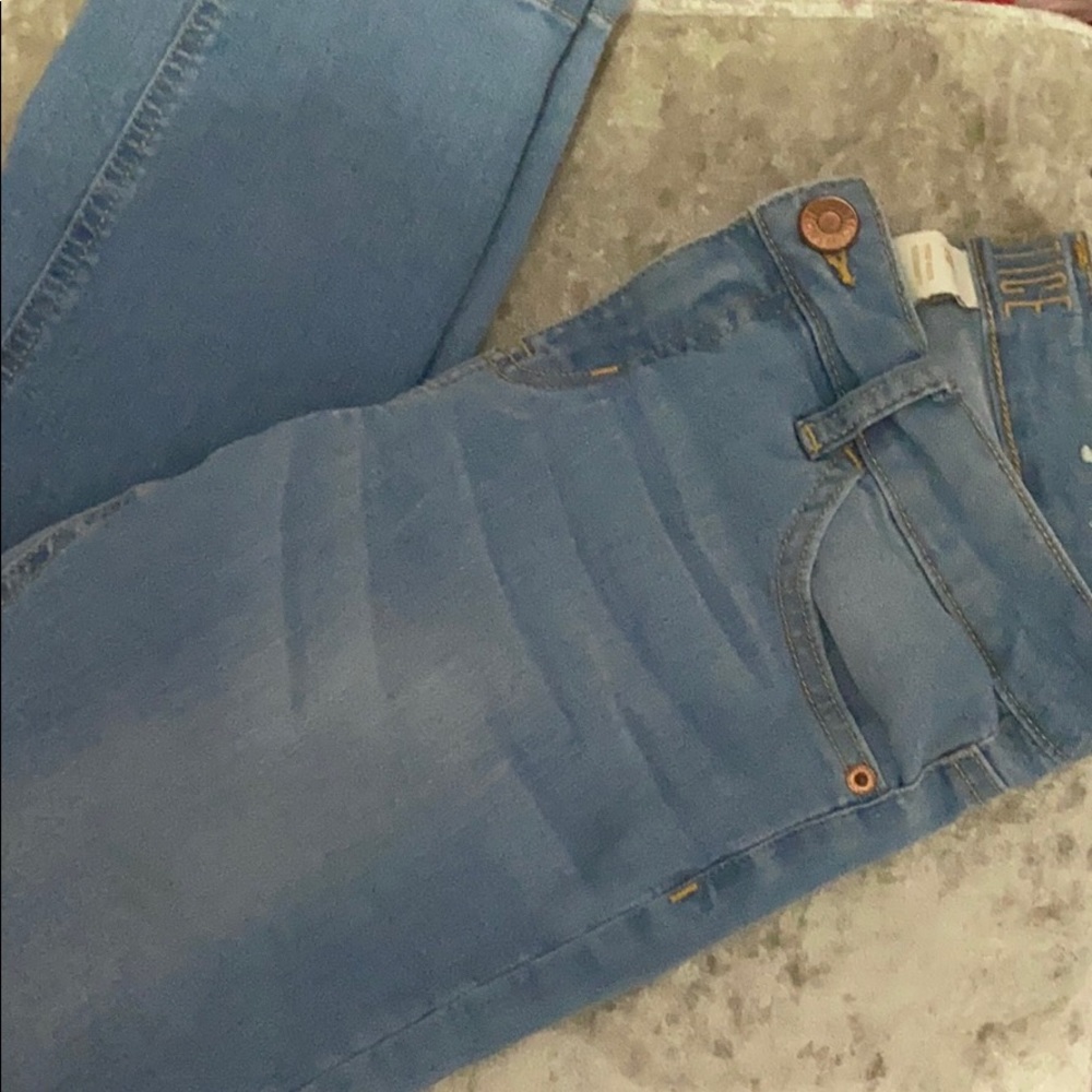 Plus size girl jeans
